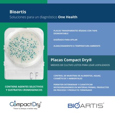 Placas CompactDry™ Medios de cultivo liofilizados listos para usar