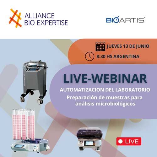WEBINAR: Automatización del Laboratorio. Preparación de muestras para análisis microbiológicos. Jueves 13 de junio 2024